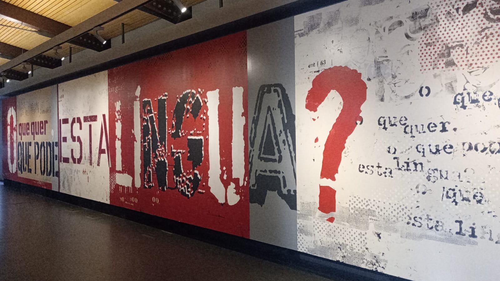 Exposição no Museu da Língua Portuguesa